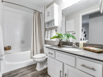Garden tubs and double sink vanities*
